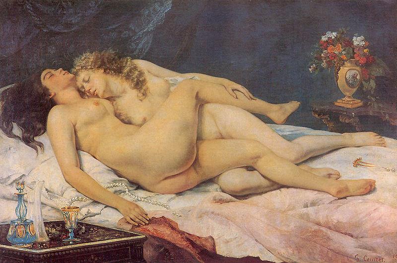 Gustave Courbet Le SommeilSleep oil painting image